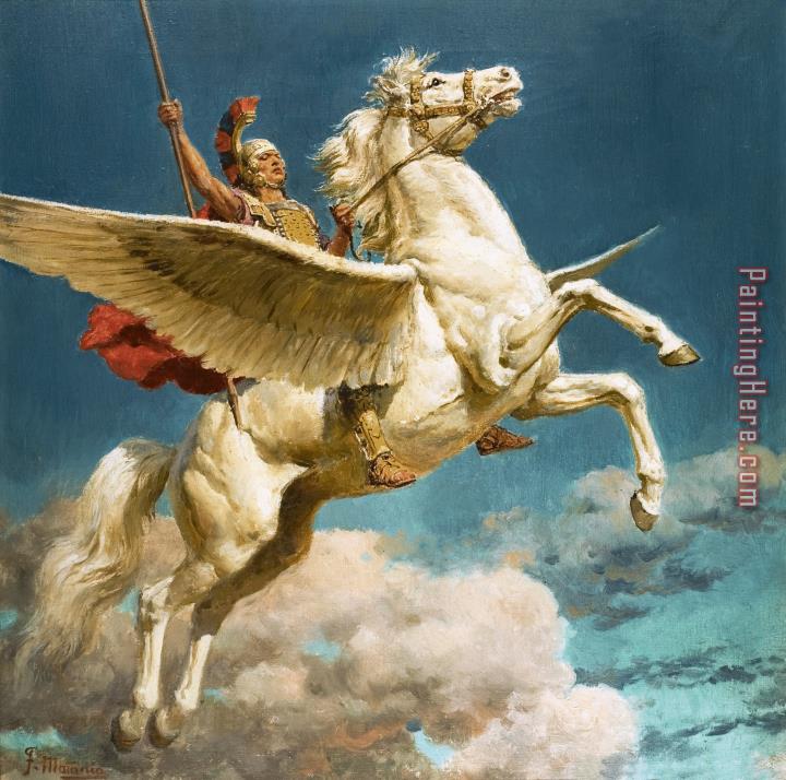 Fortunino Matania Pegasus The Winged Horse